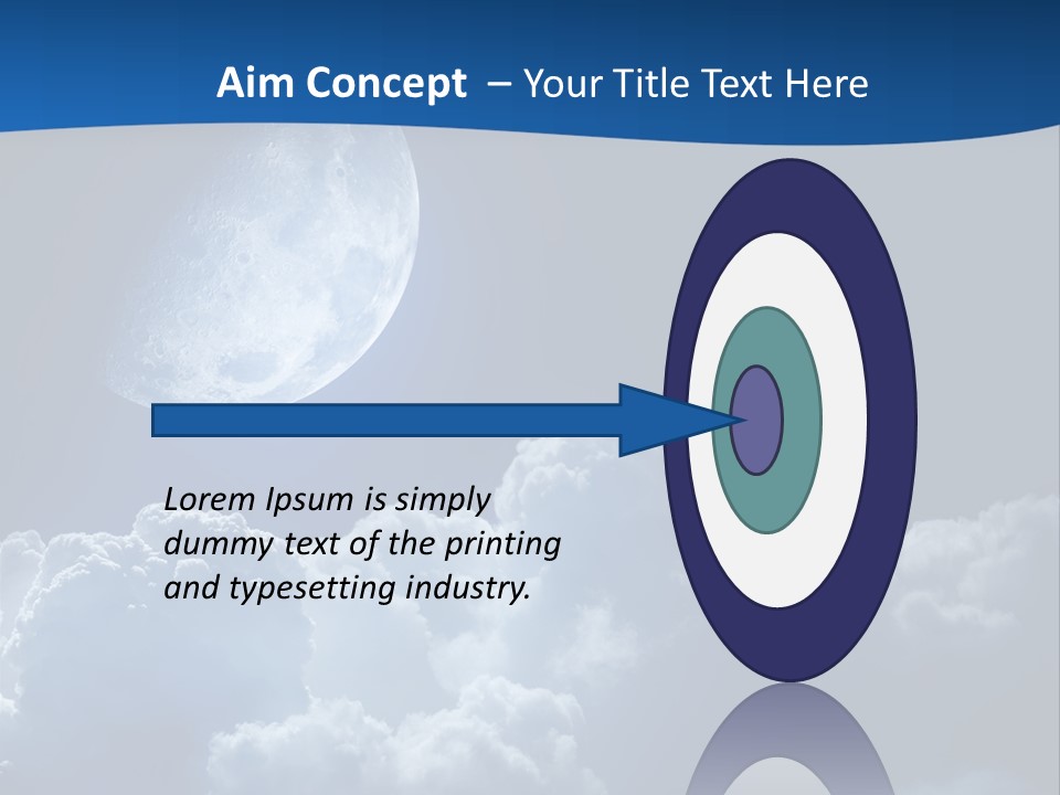 Moon Clouds PowerPoint Template