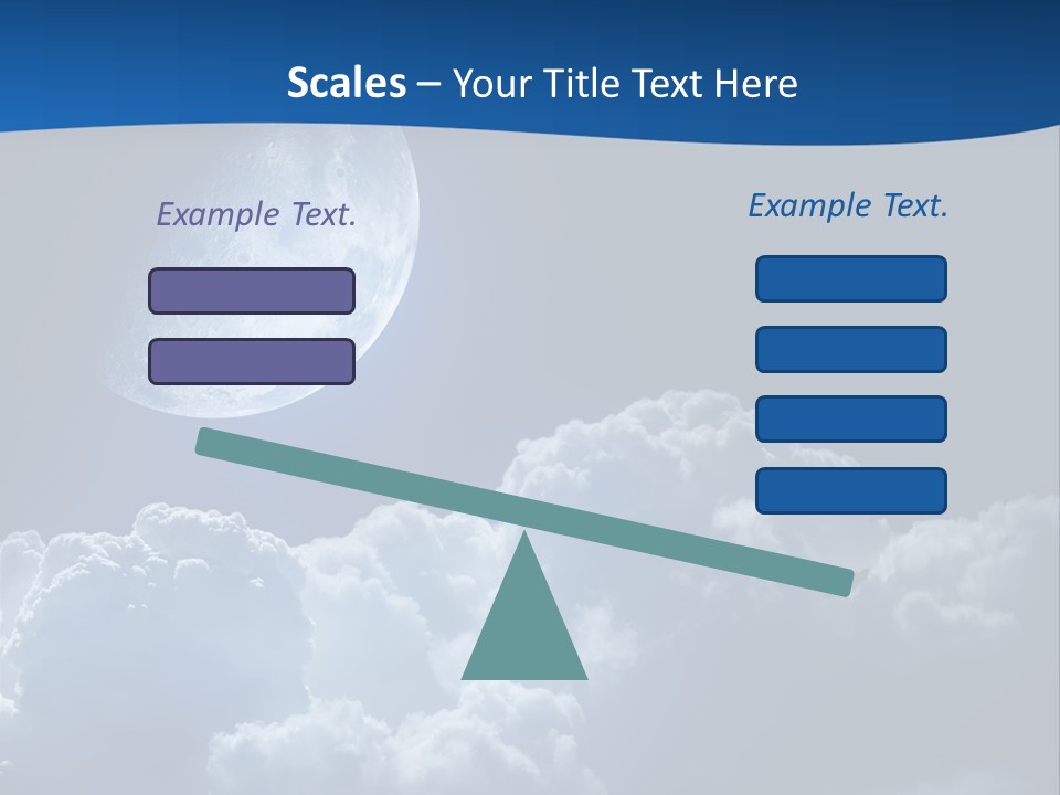 Moon Clouds PowerPoint Template