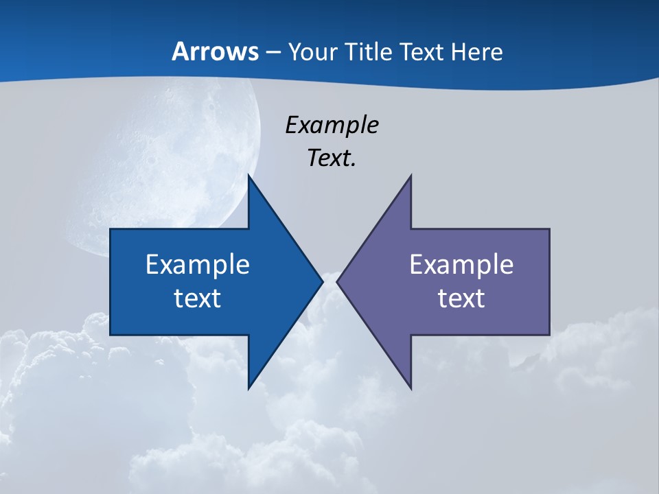 Moon Clouds PowerPoint Template