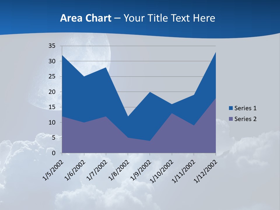 Moon Clouds PowerPoint Template