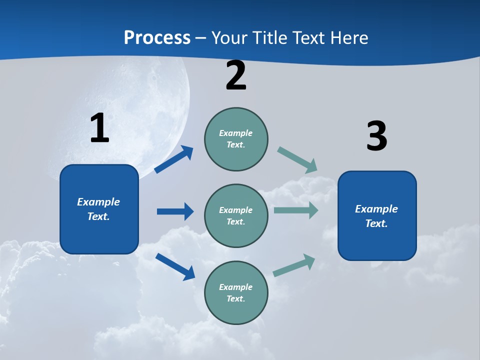 Moon Clouds PowerPoint Template