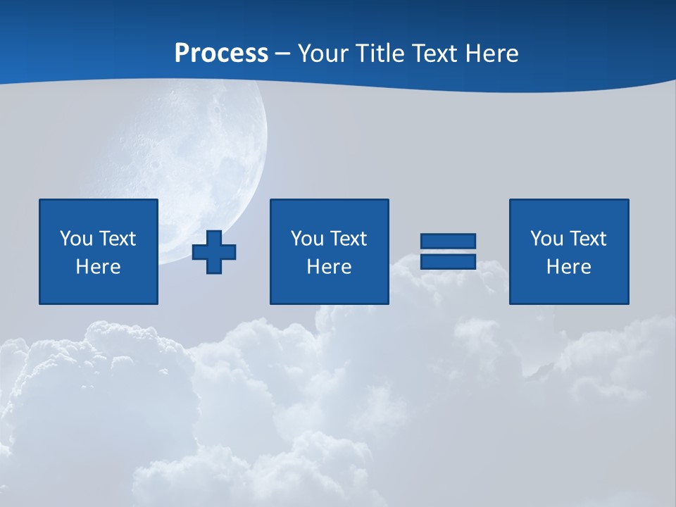 Moon Clouds PowerPoint Template