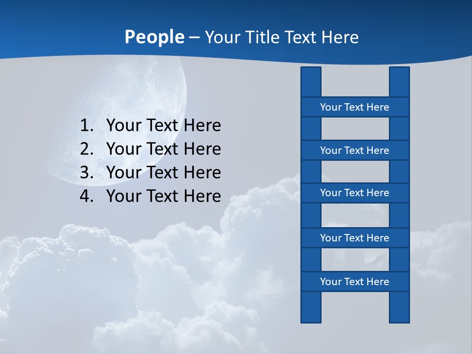 Moon Clouds PowerPoint Template