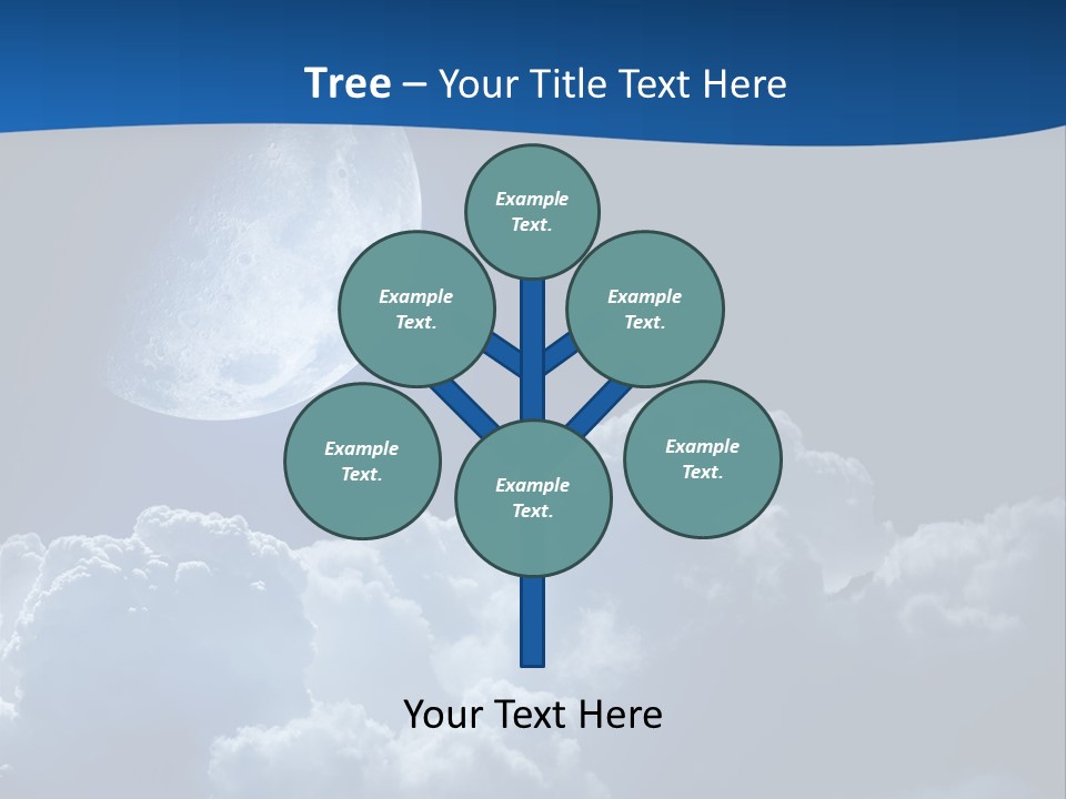 Moon Clouds PowerPoint Template