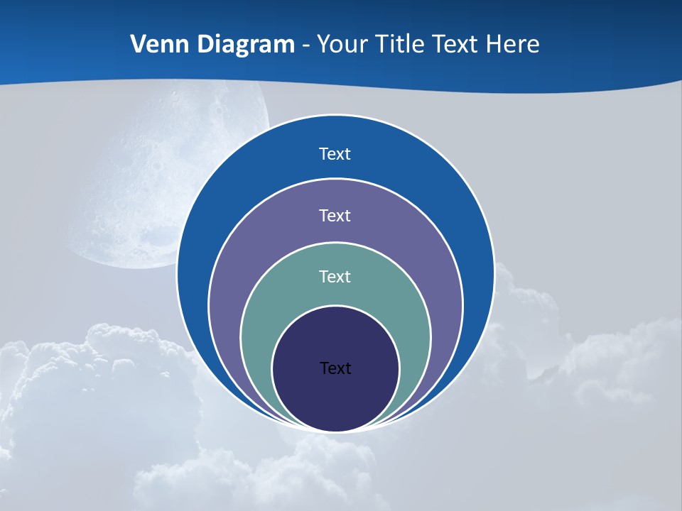 Moon Clouds PowerPoint Template