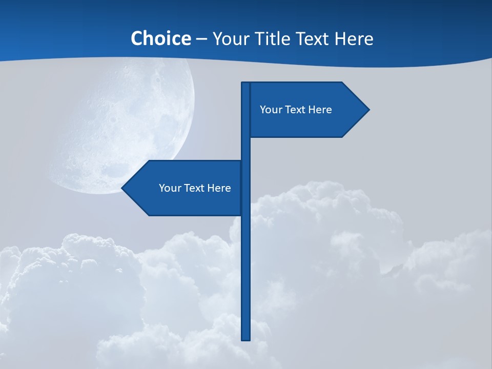 Moon Clouds PowerPoint Template