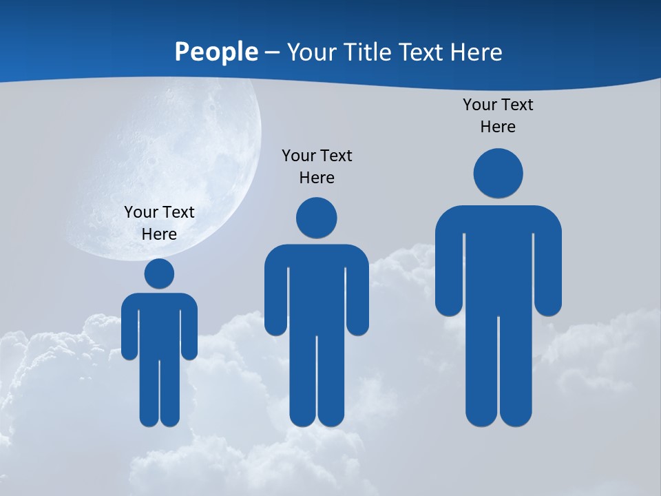 Moon Clouds PowerPoint Template