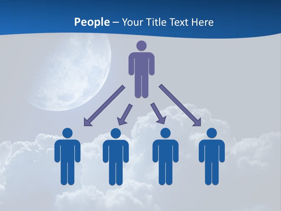 Moon Clouds PowerPoint Template