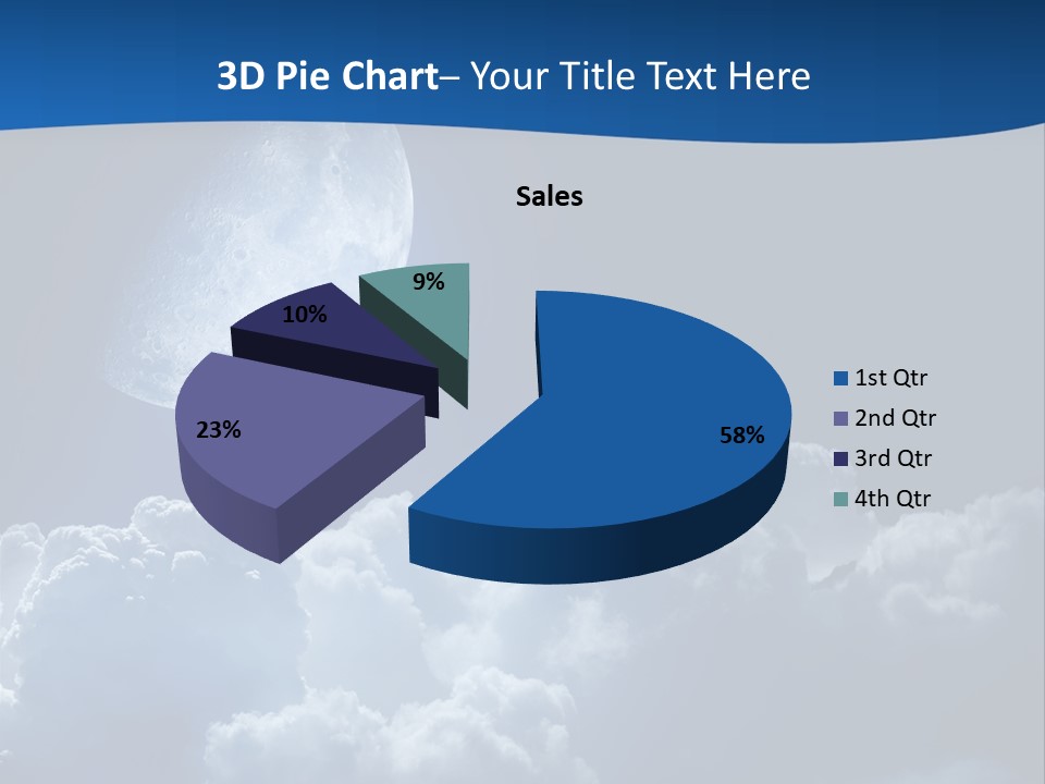 Moon Clouds PowerPoint Template