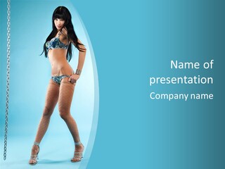 Pale Cosmetics Modeling PowerPoint Template