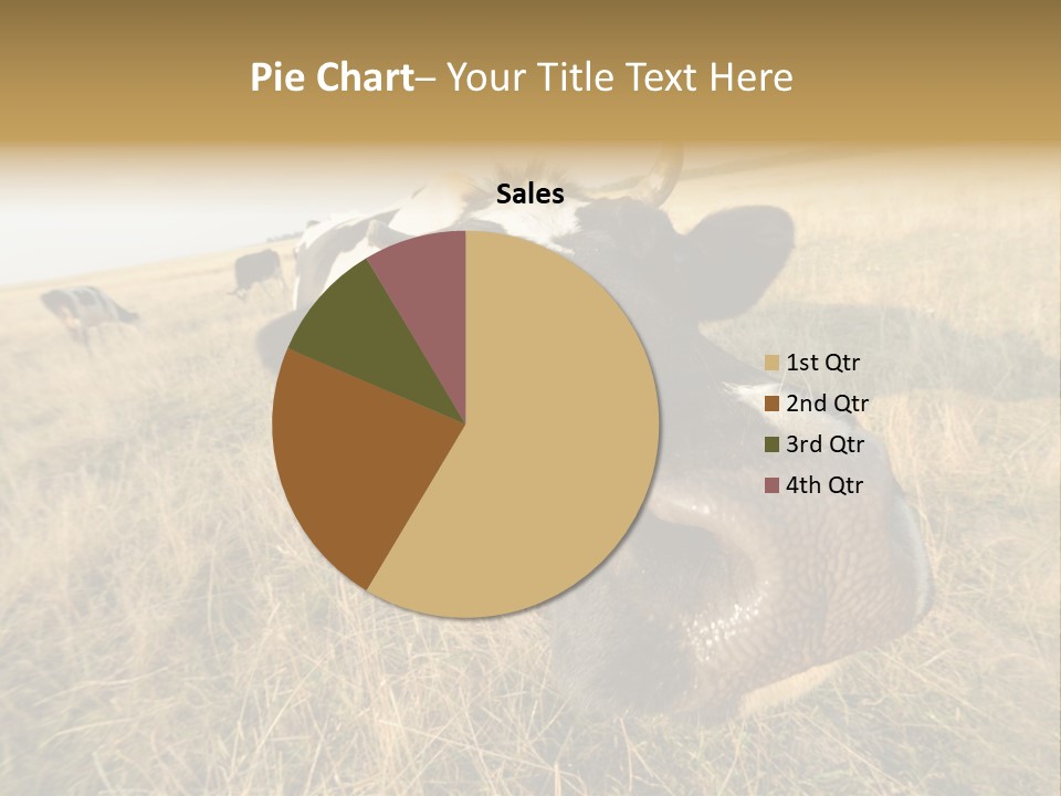 Close Up Green Black PowerPoint Template