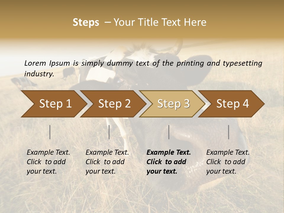 Close Up Green Black PowerPoint Template