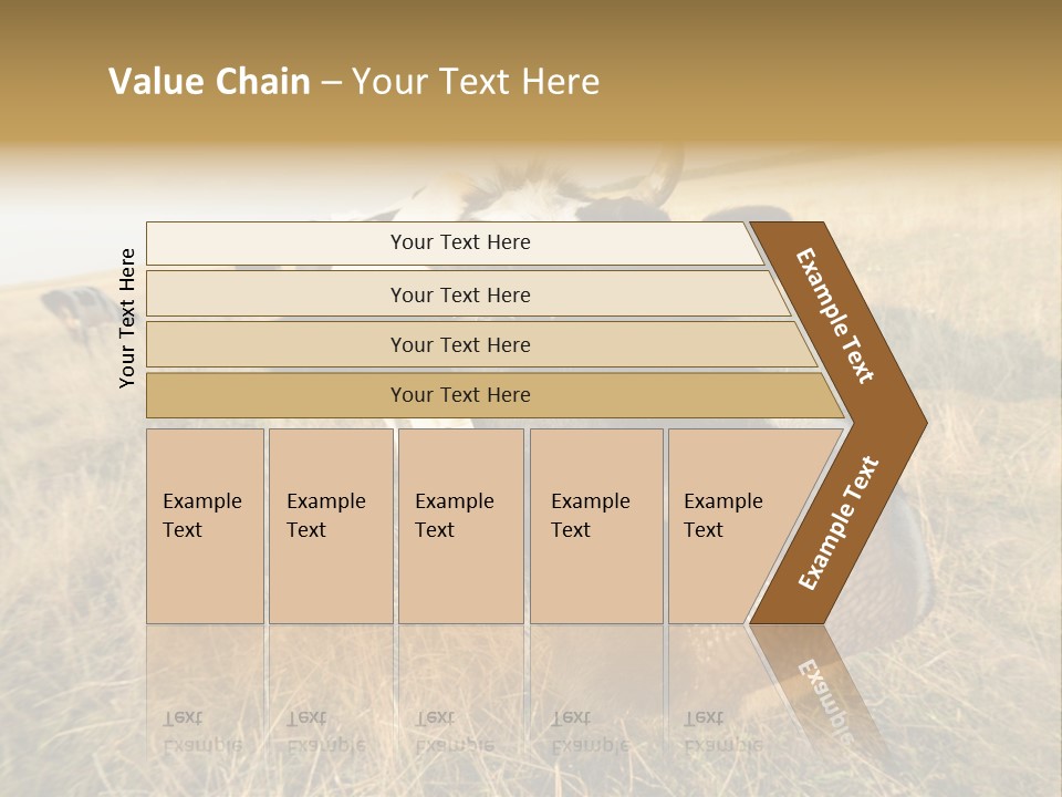 Close Up Green Black PowerPoint Template