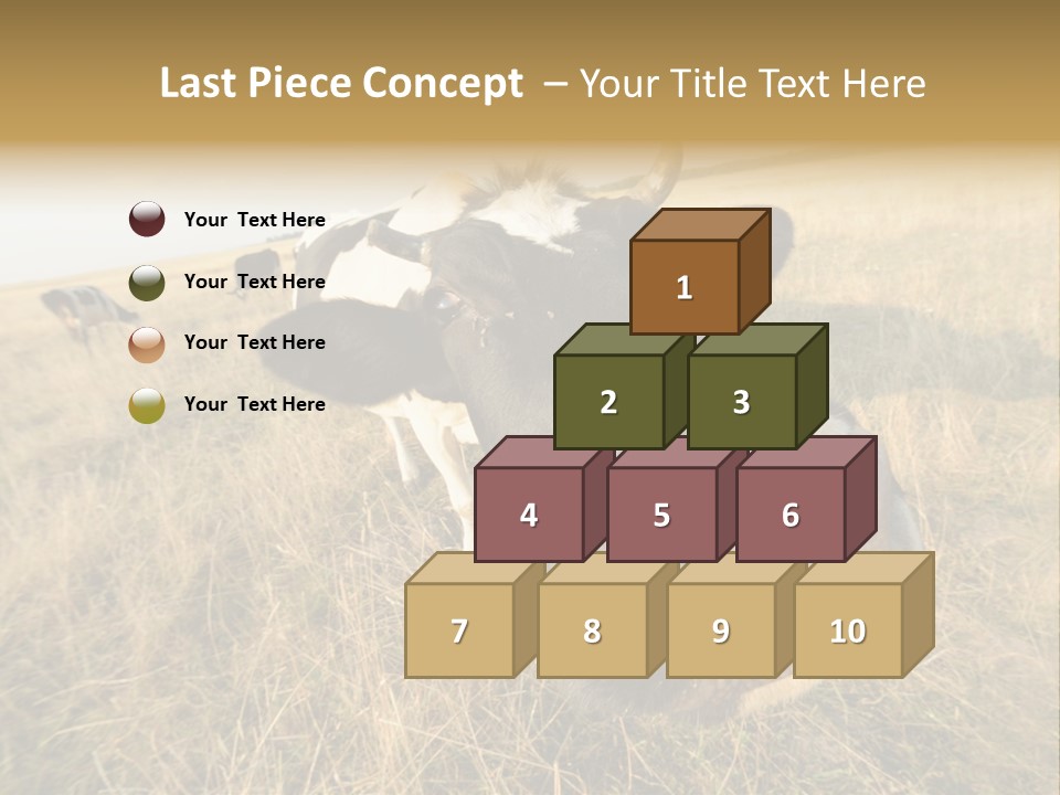 Close Up Green Black PowerPoint Template