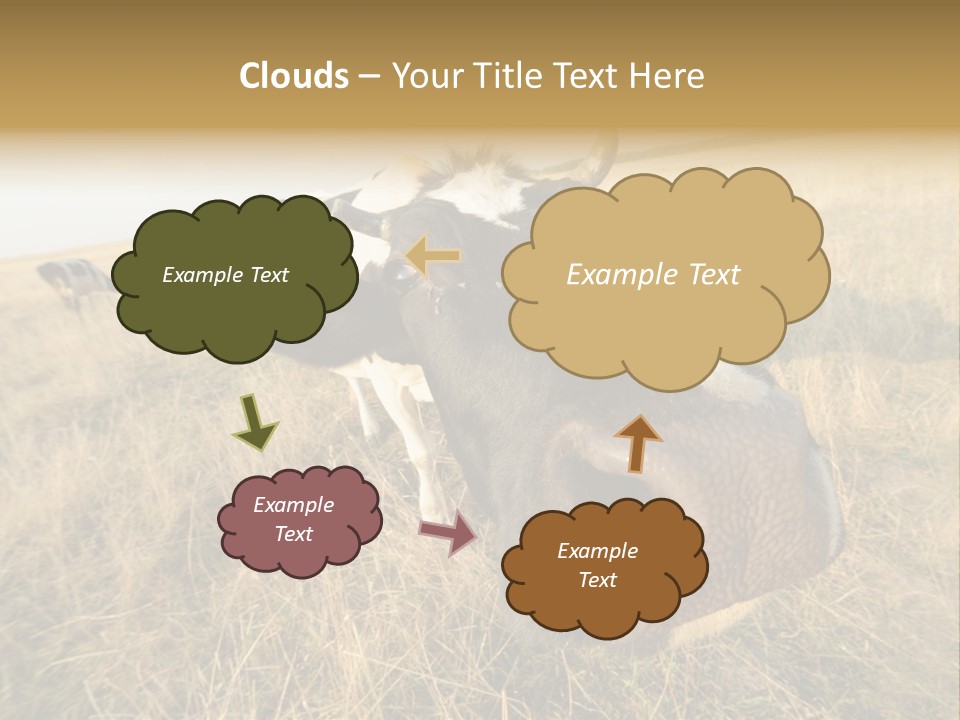 Close Up Green Black PowerPoint Template