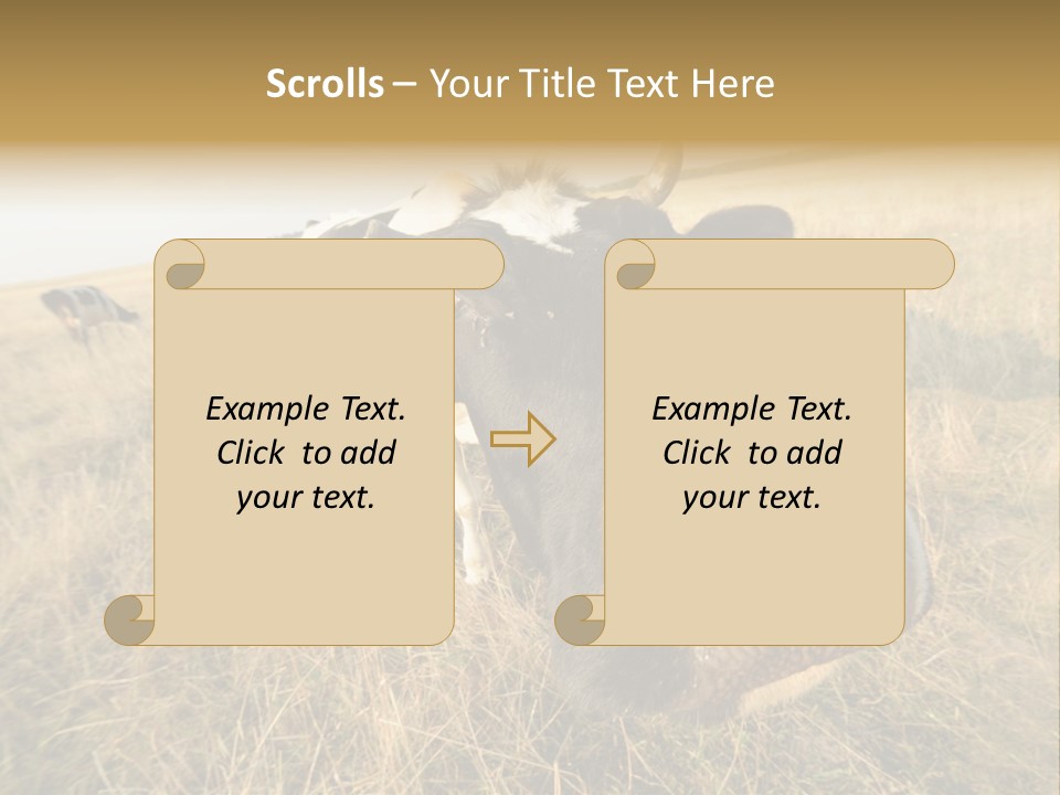 Close Up Green Black PowerPoint Template