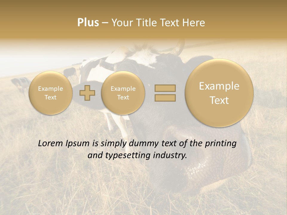 Close Up Green Black PowerPoint Template