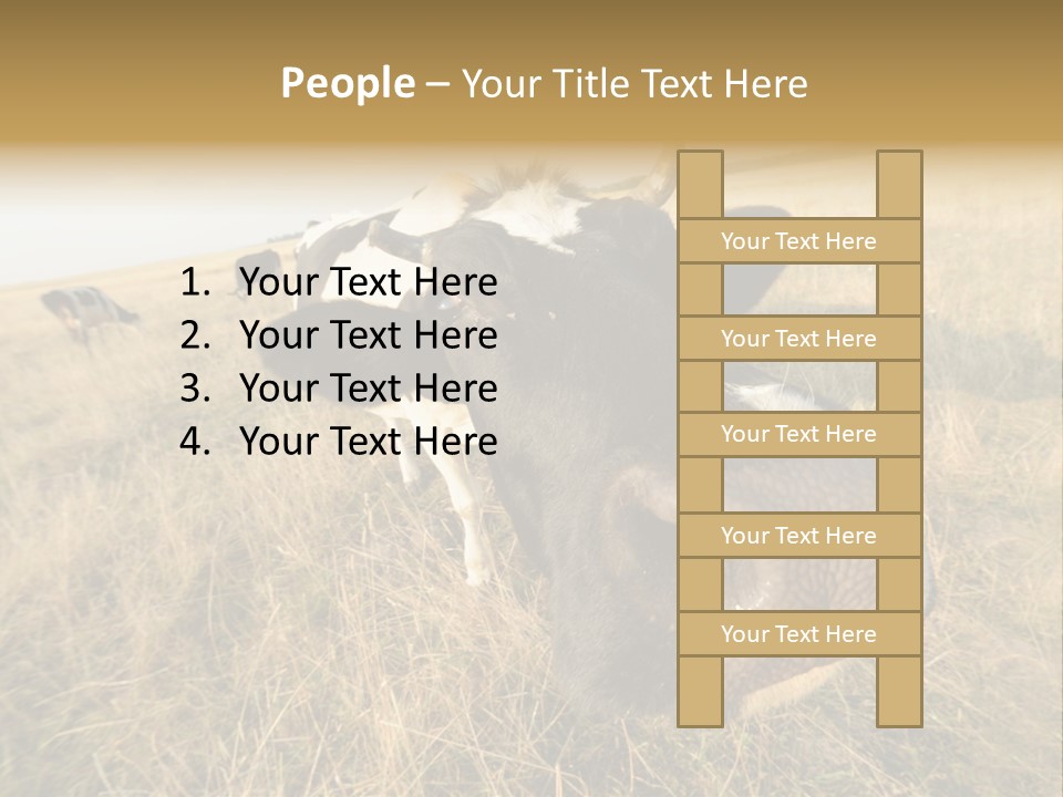 Close Up Green Black PowerPoint Template