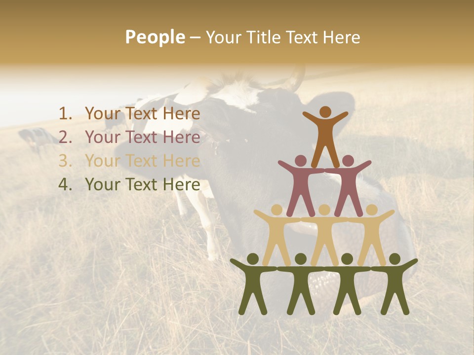 Close Up Green Black PowerPoint Template