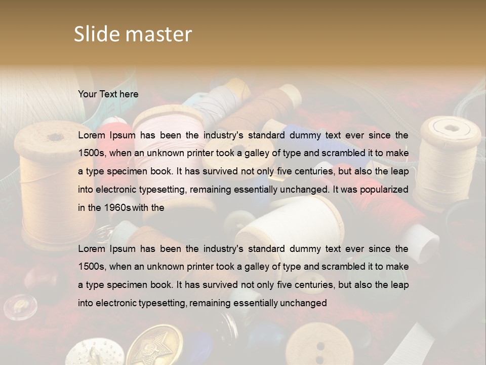 Occupation Scissors Background PowerPoint Template