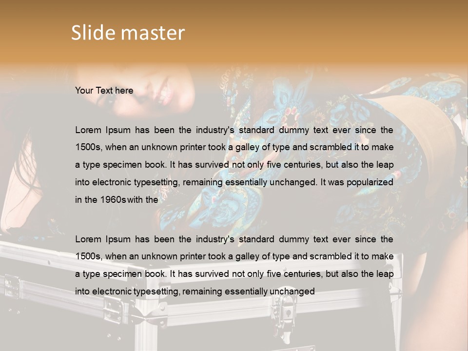 Vacations Eyes Happy PowerPoint Template