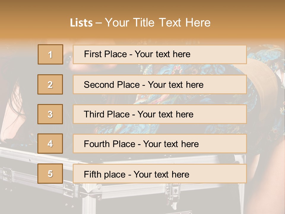 Vacations Eyes Happy PowerPoint Template