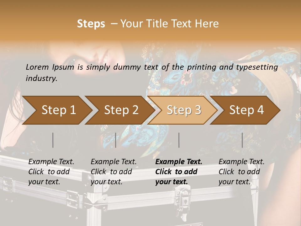 Vacations Eyes Happy PowerPoint Template