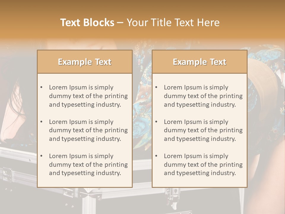 Vacations Eyes Happy PowerPoint Template