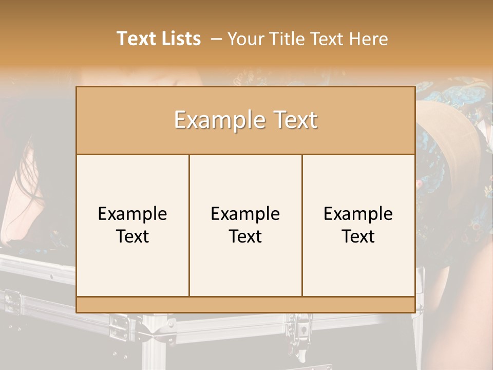 Vacations Eyes Happy PowerPoint Template