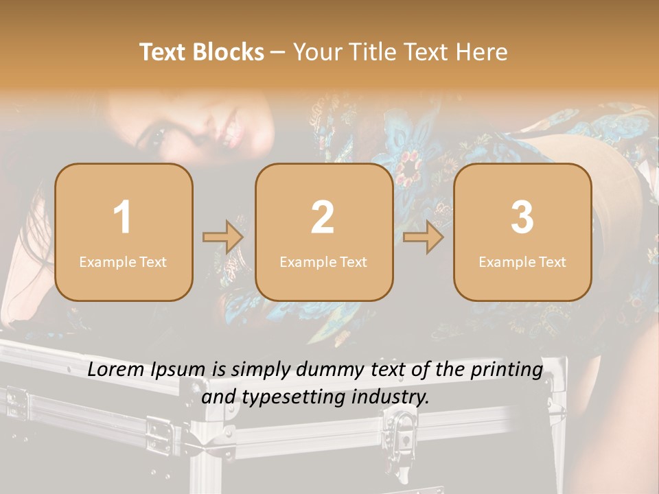Vacations Eyes Happy PowerPoint Template