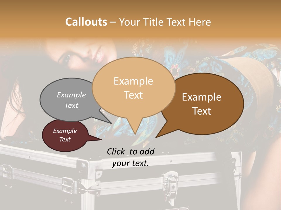 Vacations Eyes Happy PowerPoint Template