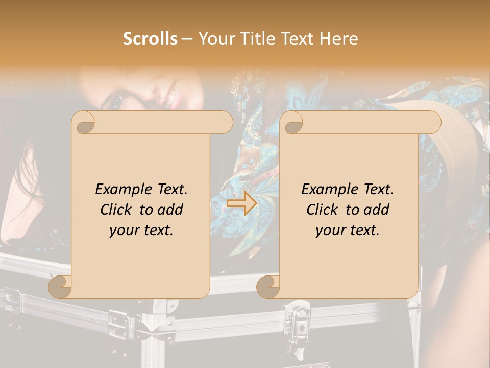 Vacations Eyes Happy PowerPoint Template