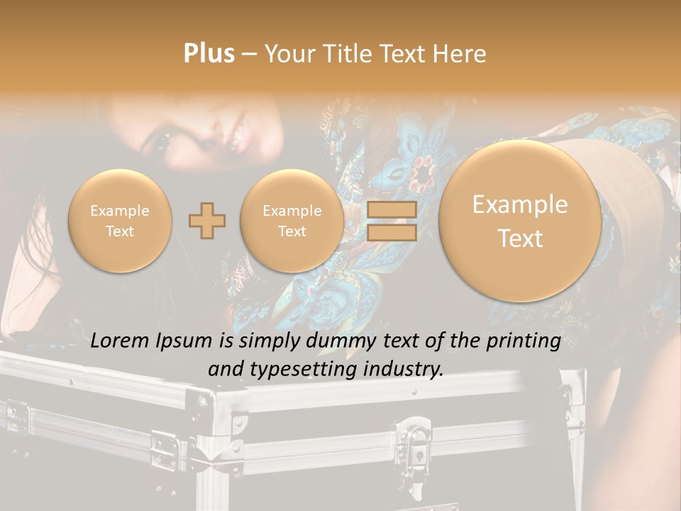 Vacations Eyes Happy PowerPoint Template