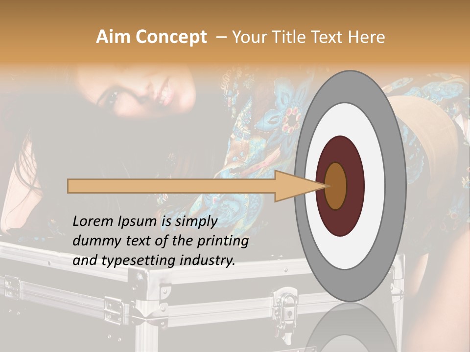 Vacations Eyes Happy PowerPoint Template