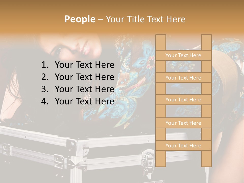 Vacations Eyes Happy PowerPoint Template