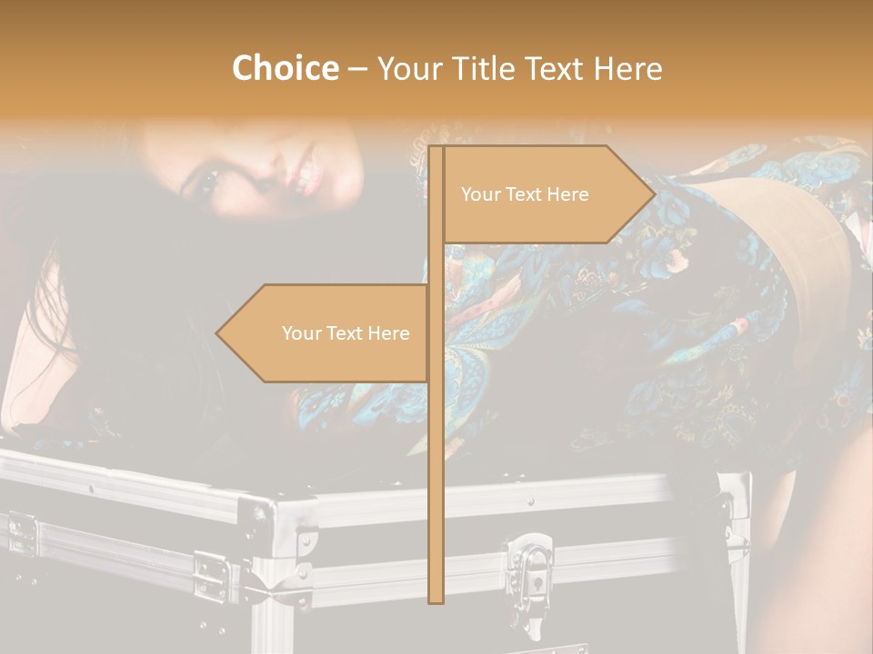Vacations Eyes Happy PowerPoint Template