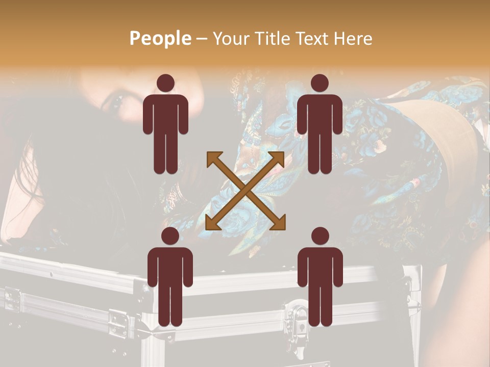 Vacations Eyes Happy PowerPoint Template