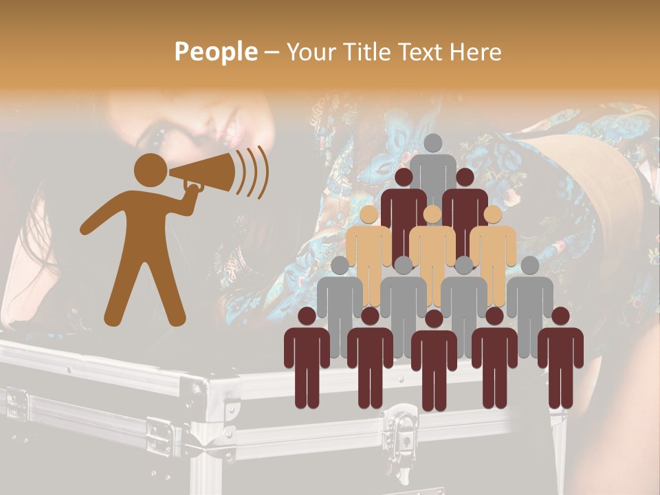 Vacations Eyes Happy PowerPoint Template