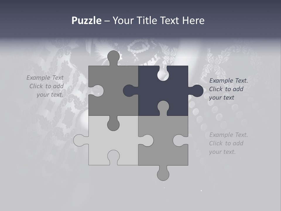 Mask Woman PowerPoint Template