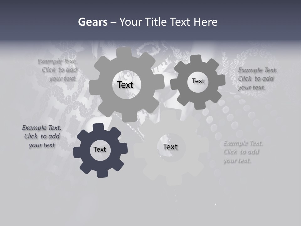 Mask Woman PowerPoint Template