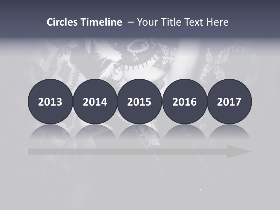 Mask Woman PowerPoint Template