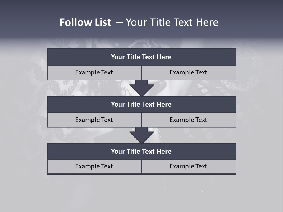Mask Woman PowerPoint Template