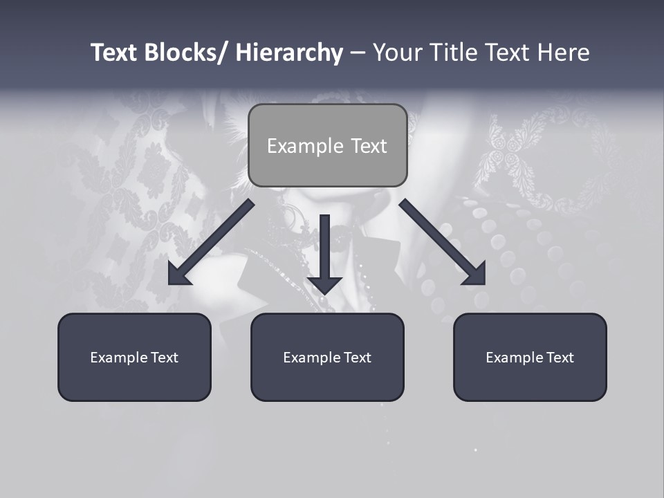 Mask Woman PowerPoint Template