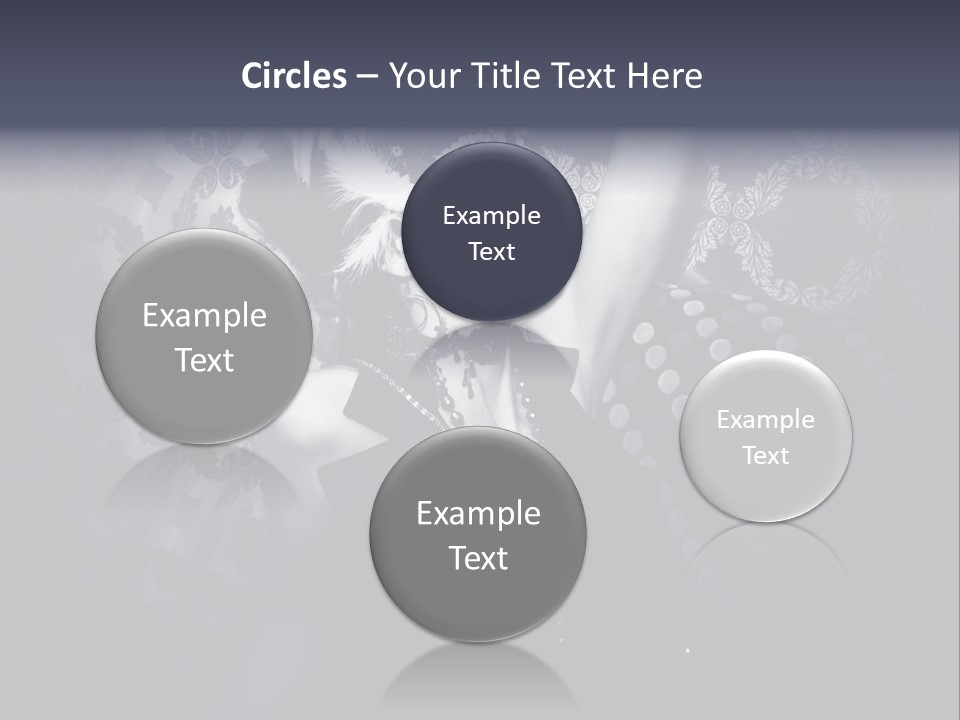 Mask Woman PowerPoint Template