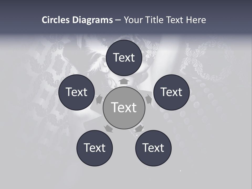 Mask Woman PowerPoint Template