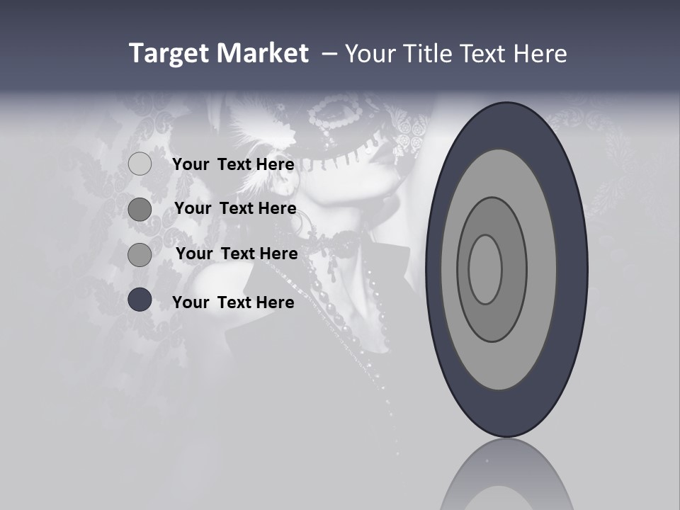 Mask Woman PowerPoint Template