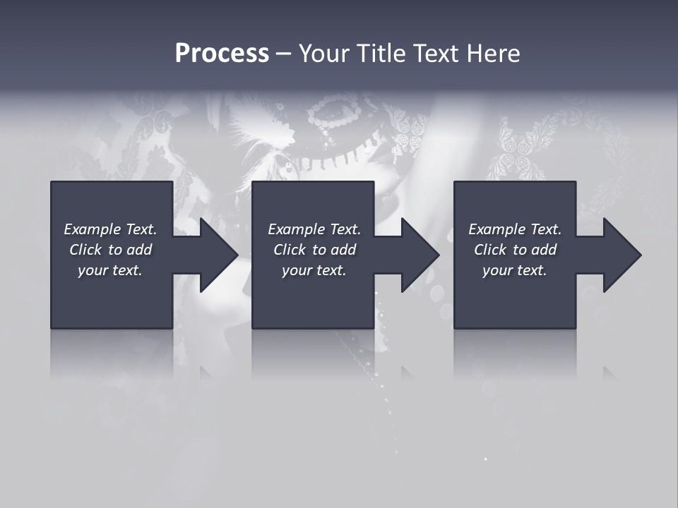 Mask Woman PowerPoint Template