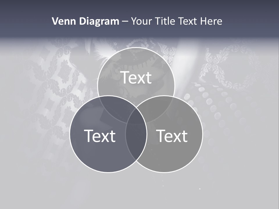 Mask Woman PowerPoint Template