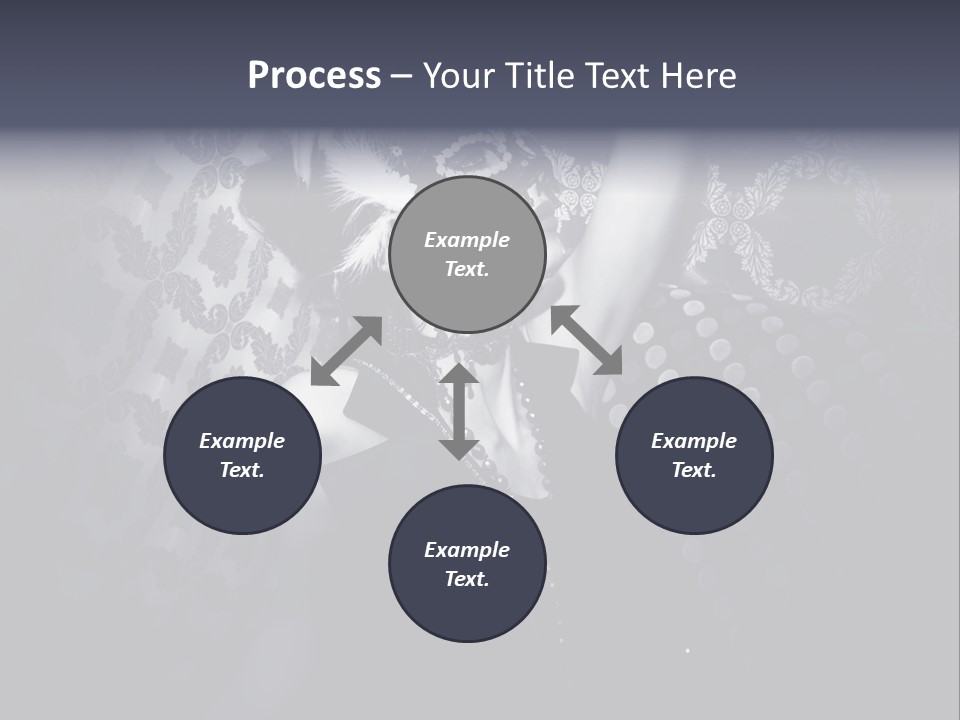 Mask Woman PowerPoint Template