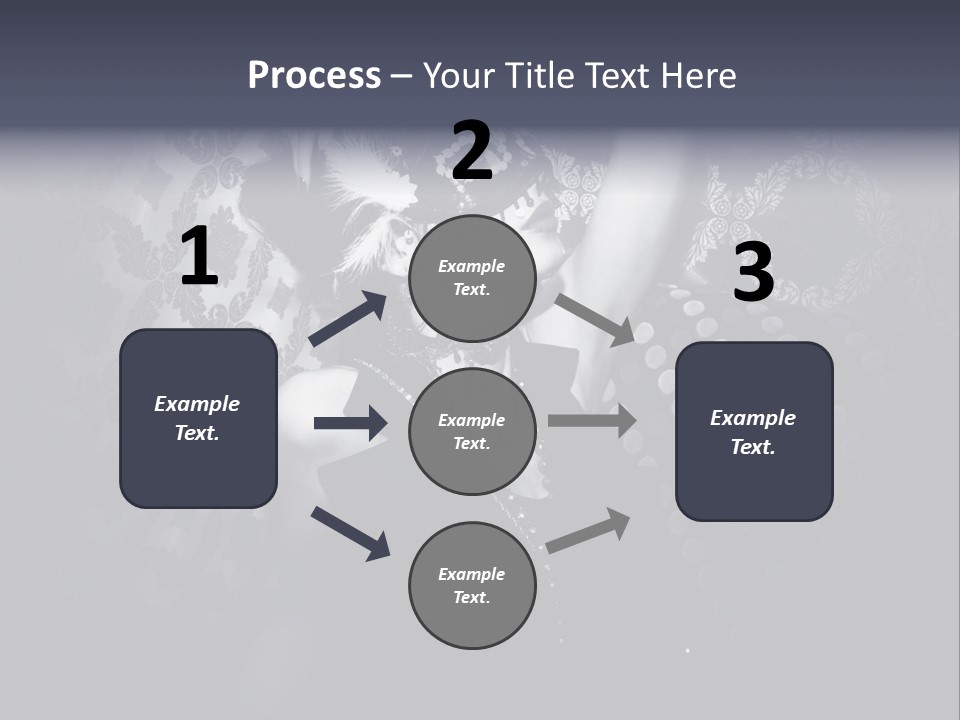Mask Woman PowerPoint Template